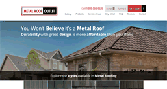 Desktop Screenshot of metalroofoutlet.com